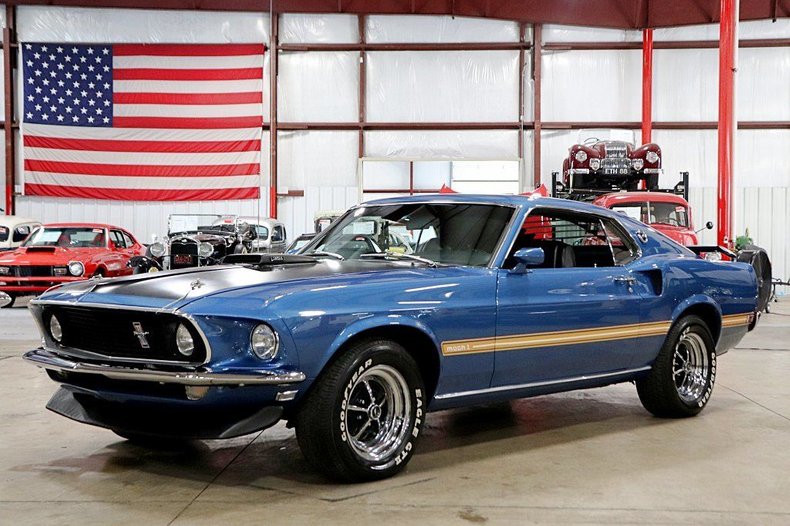 1969 Ford Mustang Mach 1 - Blue